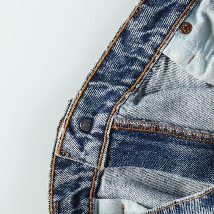 Levi's 15951 Relaxed Fit Tapered Leg Denim Pants, Made in USA, Men's Size W36 (approx.) cotton blue type Vintage Second Hand