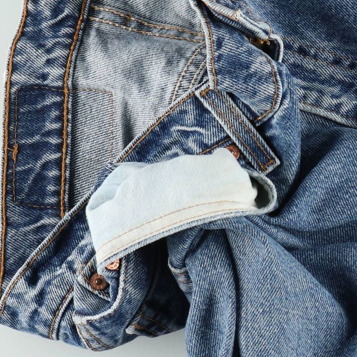 Levi's 15951 Relaxed Fit Tapered Leg Denim Pants, Made in USA, Men's Size W36 (approx.) cotton blue type Vintage Second Hand