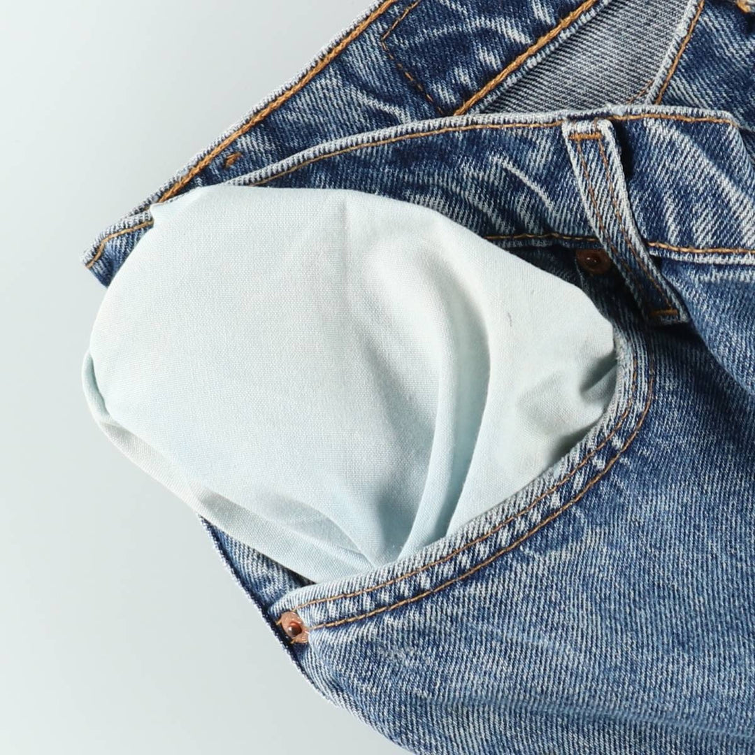 Levi's 15951 Relaxed Fit Tapered Leg Denim Pants, Made in USA, Men's Size W36 (approx.) cotton blue type Vintage Second Hand