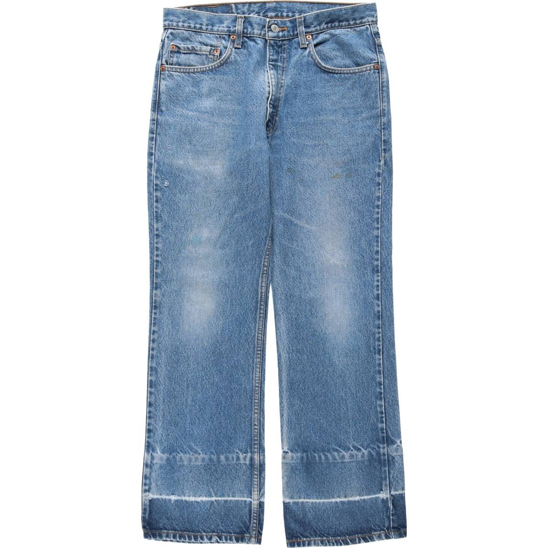 1990'S Levi's 517 BOOT CUT denim pants, men's size W32 (approx.), vintage. cotton blue type Vintage Second Hand