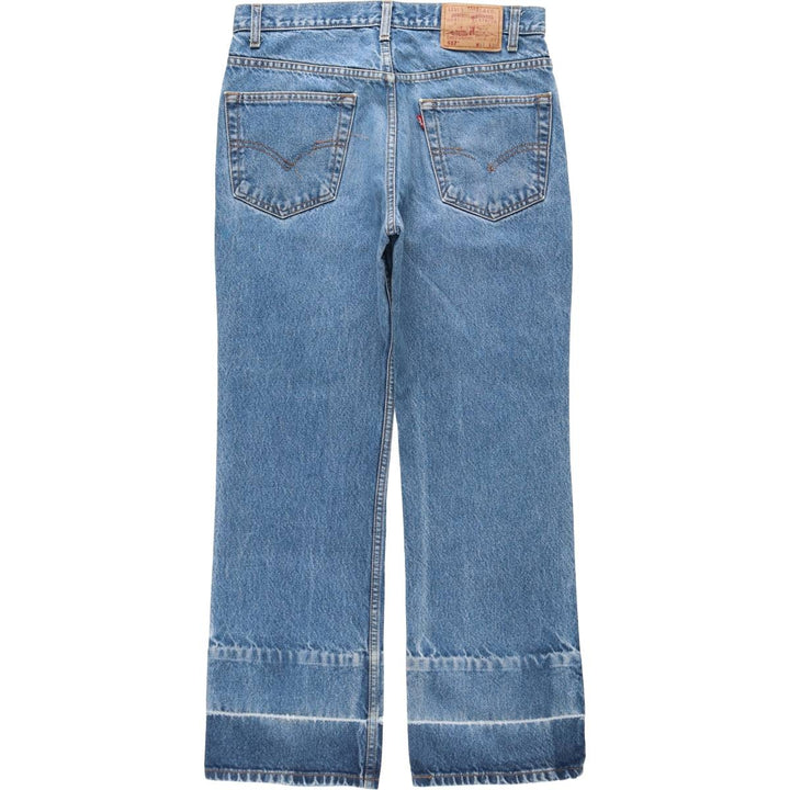 1990'S Levi's 517 BOOT CUT denim pants, men's size W32 (approx.), vintage. cotton blue type Vintage Second Hand