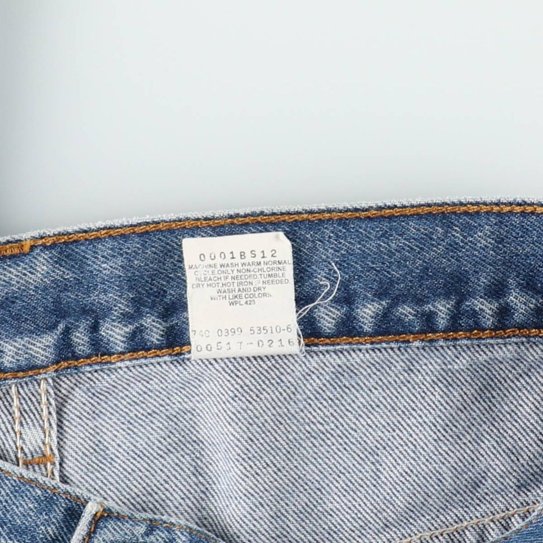 1990'S Levi's 517 BOOT CUT denim pants, men's size W32 (approx.), vintage. cotton blue type Vintage Second Hand