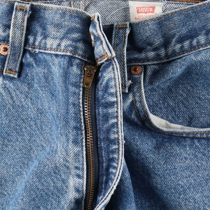 1990'S Levi's 517 BOOT CUT denim pants, men's size W32 (approx.), vintage. cotton blue type Vintage Second Hand