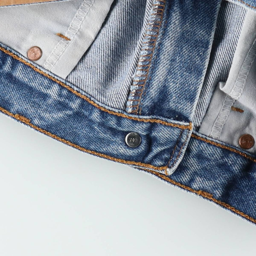 1990'S Levi's 517 BOOT CUT denim pants, men's size W32 (approx.), vintage. cotton blue type Vintage Second Hand