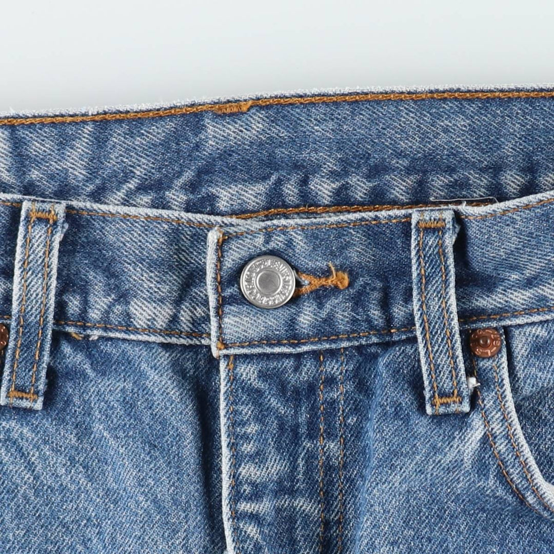1990'S Levi's 517 BOOT CUT denim pants, men's size W32 (approx.), vintage. cotton blue type Vintage Second Hand