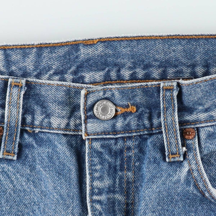 1990'S Levi's 517 BOOT CUT denim pants, men's size W32 (approx.), vintage. cotton blue type Vintage Second Hand