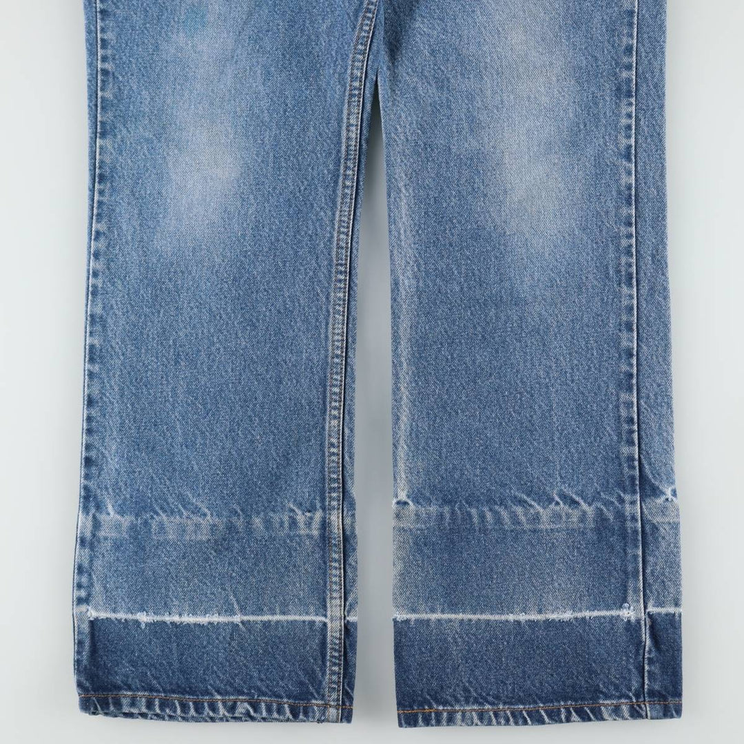 1990'S Levi's 517 BOOT CUT denim pants, men's size W32 (approx.), vintage. cotton blue type Vintage Second Hand