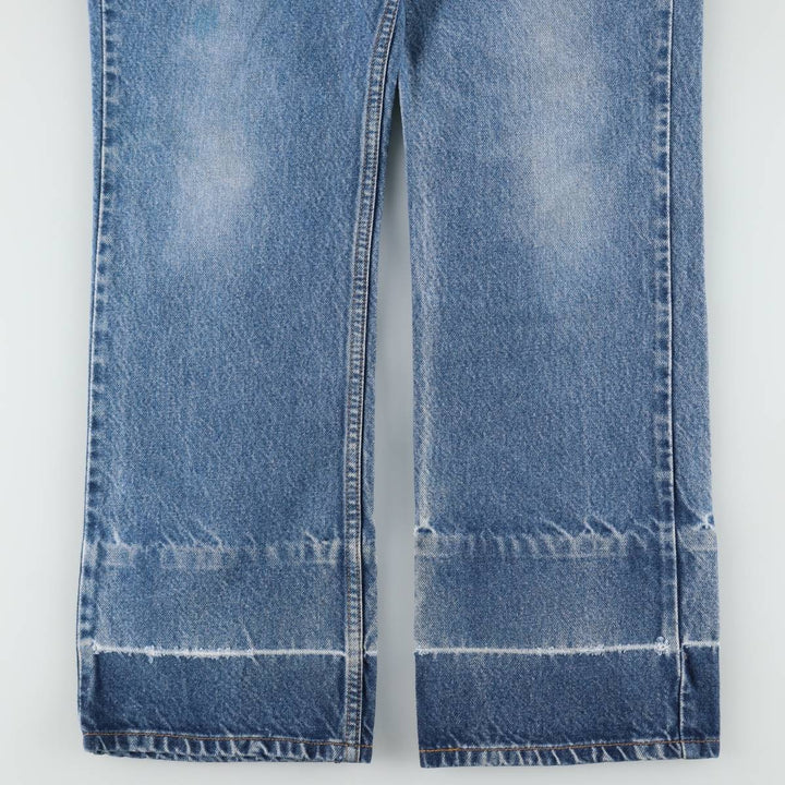 1990'S Levi's 517 BOOT CUT denim pants, men's size W32 (approx.), vintage. cotton blue type Vintage Second Hand
