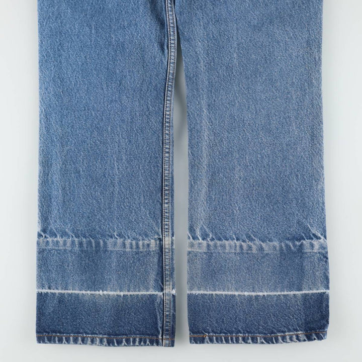 1990'S Levi's 517 BOOT CUT denim pants, men's size W32 (approx.), vintage. cotton blue type Vintage Second Hand