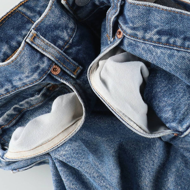 1990'S Levi's 517 BOOT CUT denim pants, men's size W32 (approx.), vintage. cotton blue type Vintage Second Hand