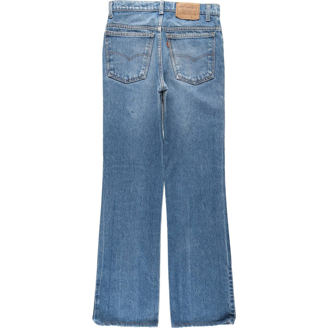 ~90'S Levi's 20517-0217 Orange Tab Bootcut Denim Pants, Made in USA, Men's W30 equivalent, Vintage cotton blue type Vintage Second Hand