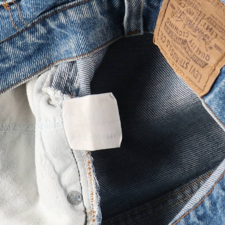 ~90'S Levi's 20517-0217 Orange Tab Bootcut Denim Pants, Made in USA, Men's W30 equivalent, Vintage cotton blue type Vintage Second Hand