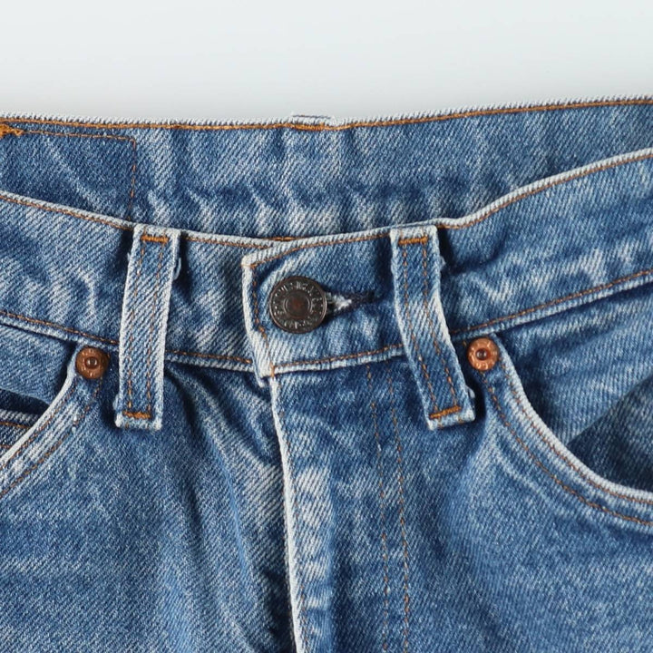 ~90'S Levi's 20517-0217 Orange Tab Bootcut Denim Pants, Made in USA, Men's W30 equivalent, Vintage cotton blue type Vintage Second Hand