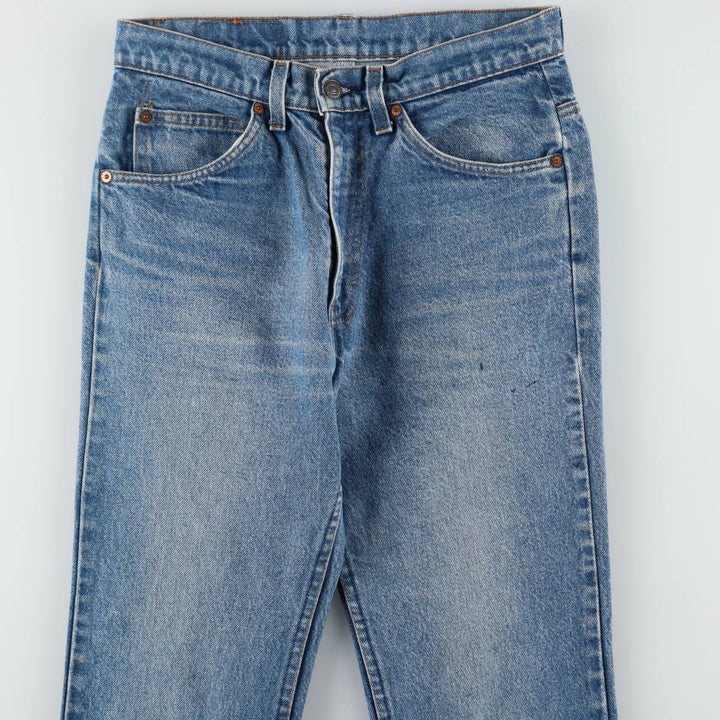 ~90'S Levi's 20517-0217 Orange Tab Bootcut Denim Pants, Made in USA, Men's W30 equivalent, Vintage cotton blue type Vintage Second Hand