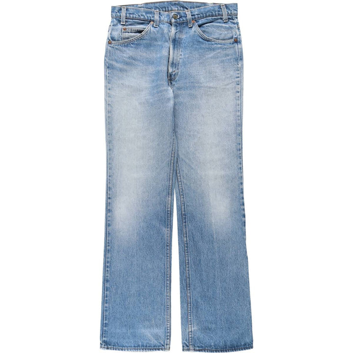 90'S Levi's Orange Tab Flare Cut Denim Pants, Men's W33 (approx.), Vintage unclear blue type Vintage Second Hand