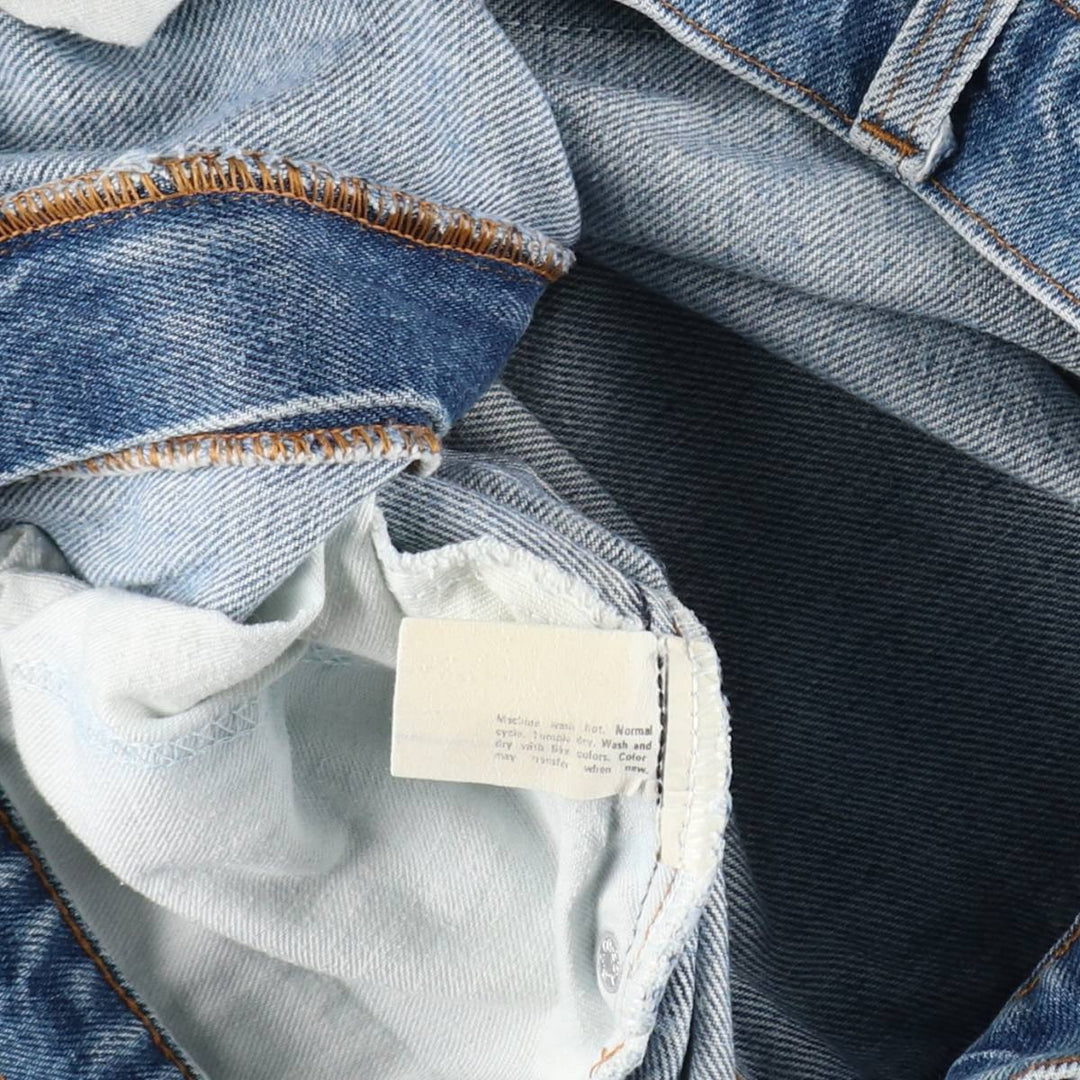 90'S Levi's Orange Tab Flare Cut Denim Pants, Men's W33 (approx.), Vintage unclear blue type Vintage Second Hand