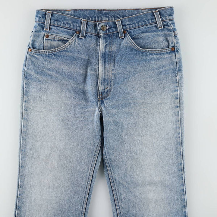 90'S Levi's Orange Tab Flare Cut Denim Pants, Men's W33 (approx.), Vintage unclear blue type Vintage Second Hand