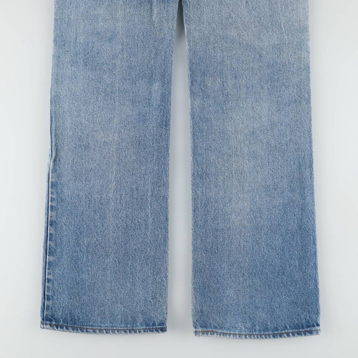 90'S Levi's Orange Tab Flare Cut Denim Pants, Men's W33 (approx.), Vintage unclear blue type Vintage Second Hand