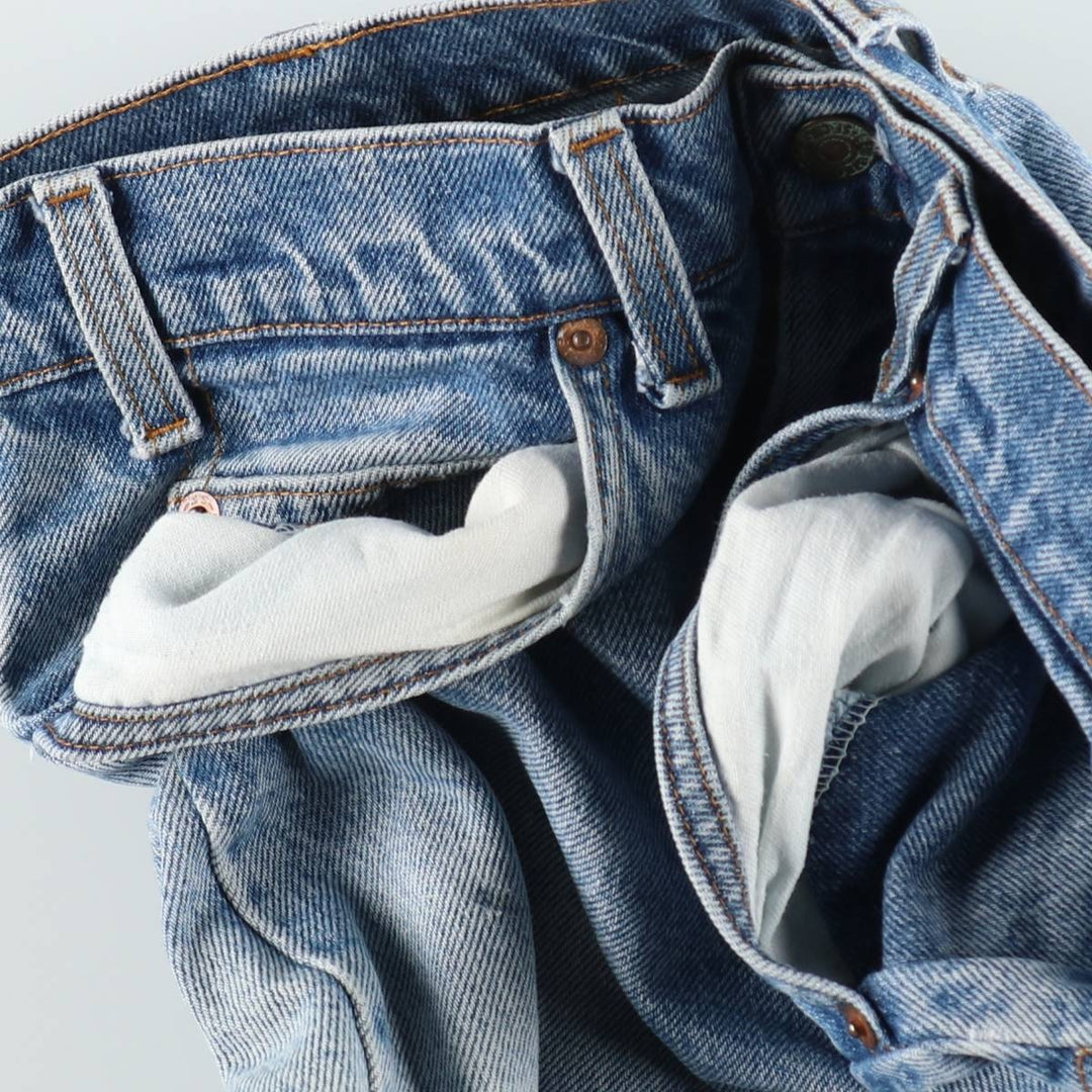 90'S Levi's Orange Tab Flare Cut Denim Pants, Men's W33 (approx.), Vintage unclear blue type Vintage Second Hand