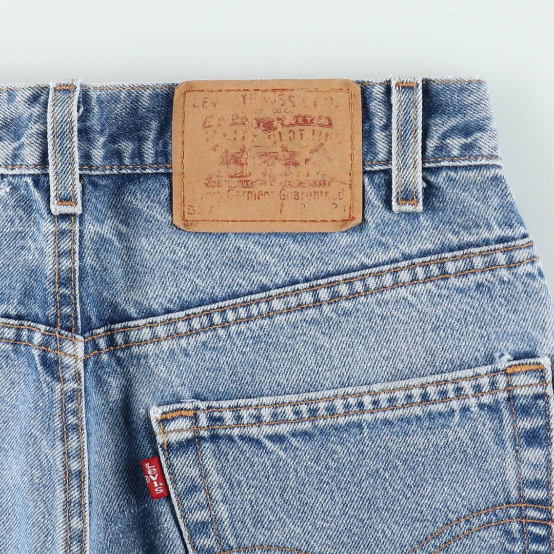 2000'S Levi's 517 Boot Cut Denim Pants, Made in USA, Men's Size W31 cotton blue type Vintage Second Hand