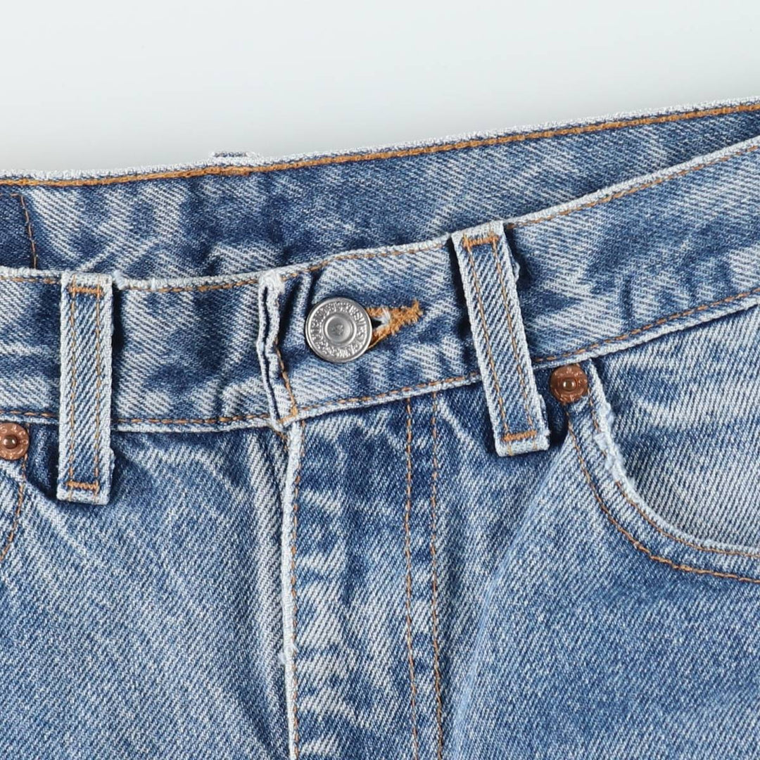 2000'S Levi's 517 Boot Cut Denim Pants, Made in USA, Men's Size W31 cotton blue type Vintage Second Hand