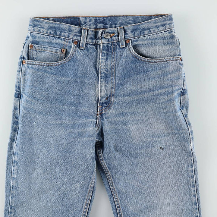 2000'S Levi's 517 Boot Cut Denim Pants, Made in USA, Men's Size W31 cotton blue type Vintage Second Hand