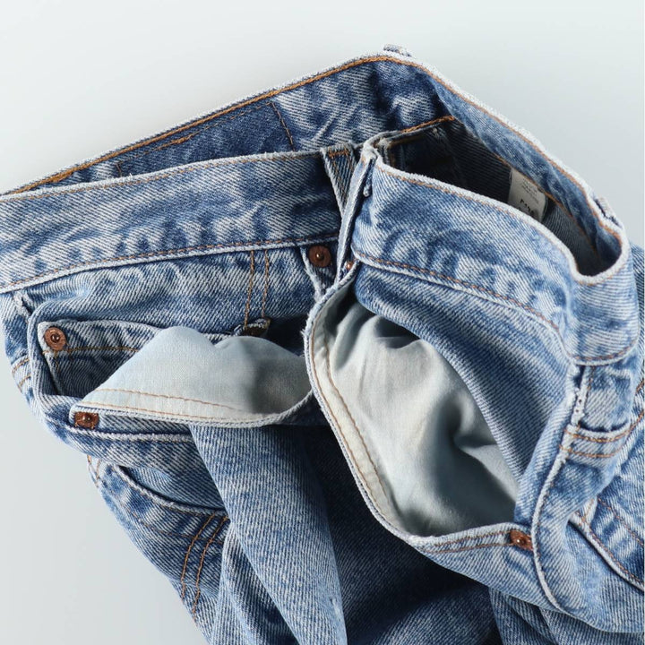 2000'S Levi's 517 Boot Cut Denim Pants, Made in USA, Men's Size W31 cotton blue type Vintage Second Hand