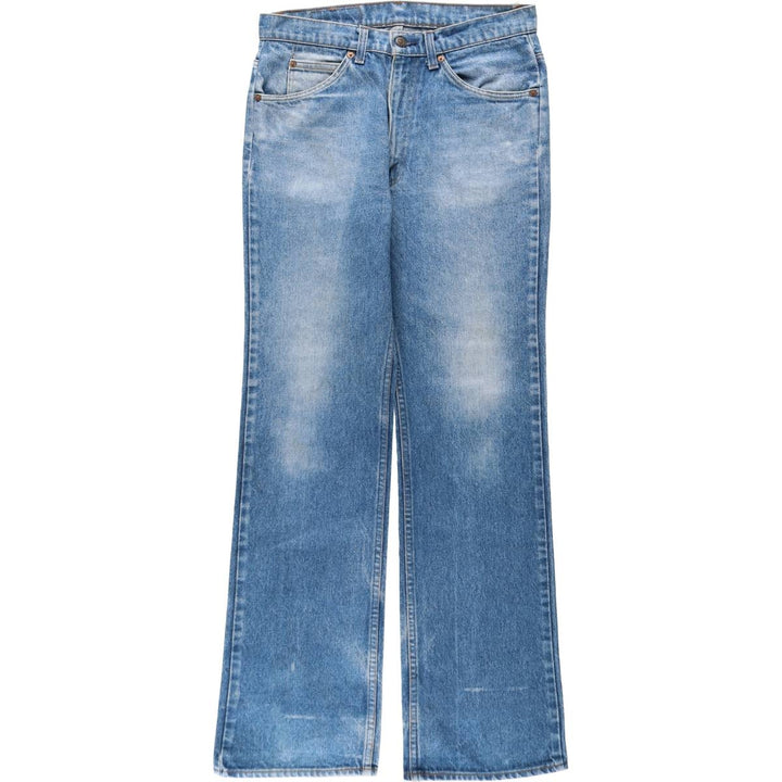 ~90'S Levi's Orange Tab Flare Cut Denim Pants, Men's W32 (approx.) unclear blue type Vintage Second Hand