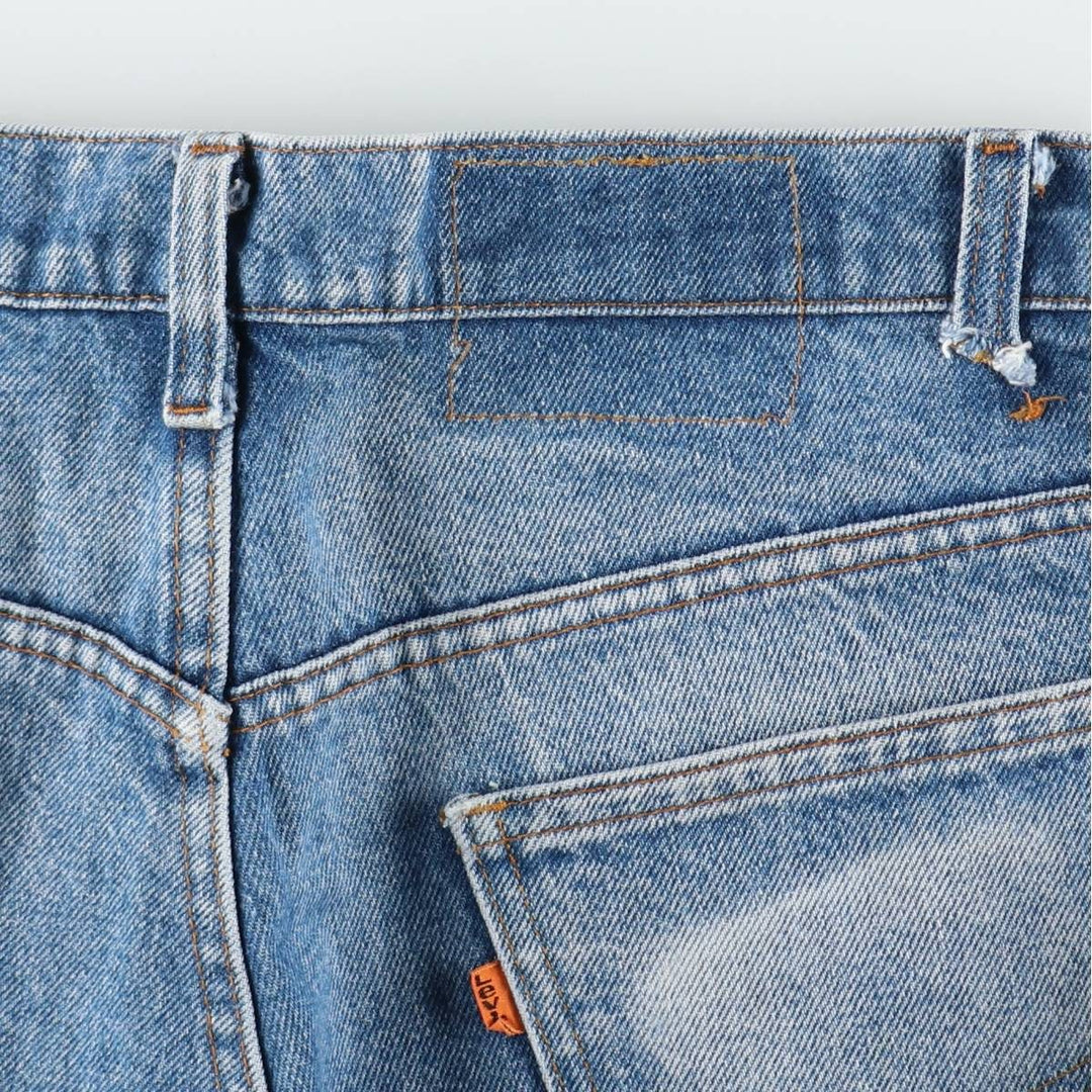 ~90'S Levi's Orange Tab Flare Cut Denim Pants, Men's W32 (approx.) unclear blue type Vintage Second Hand