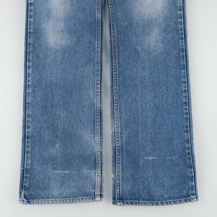 ~90'S Levi's Orange Tab Flare Cut Denim Pants, Men's W32 (approx.) unclear blue type Vintage Second Hand