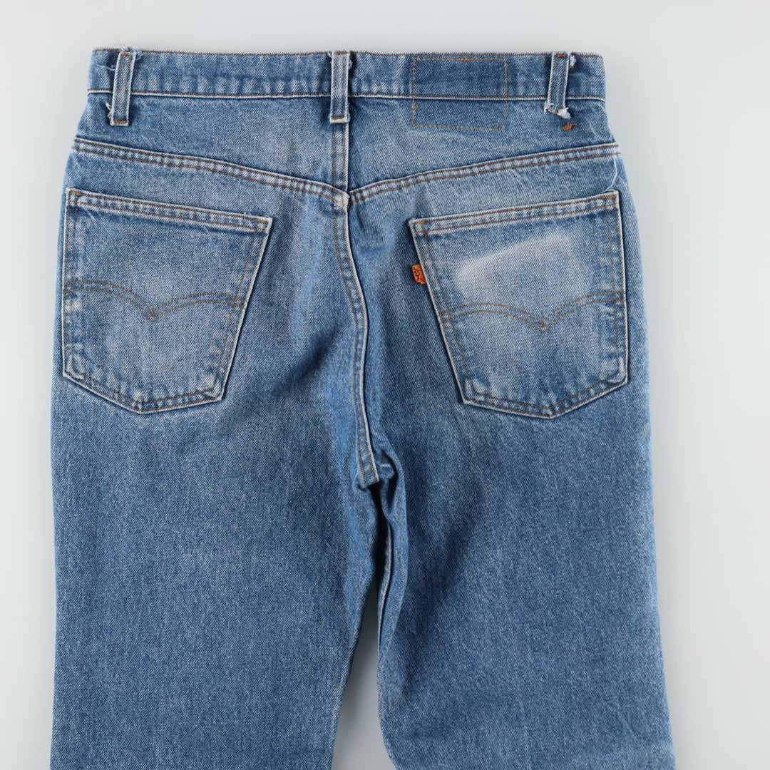 ~90'S Levi's Orange Tab Flare Cut Denim Pants, Men's W32 (approx.) unclear blue type Vintage Second Hand