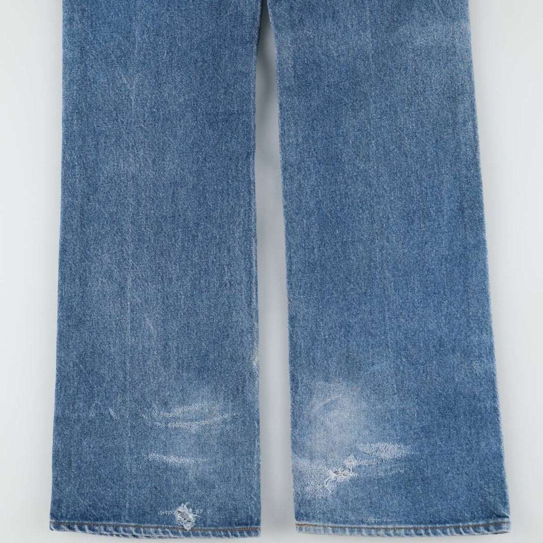 ~90'S Levi's Orange Tab Flare Cut Denim Pants, Men's W32 (approx.) unclear blue type Vintage Second Hand