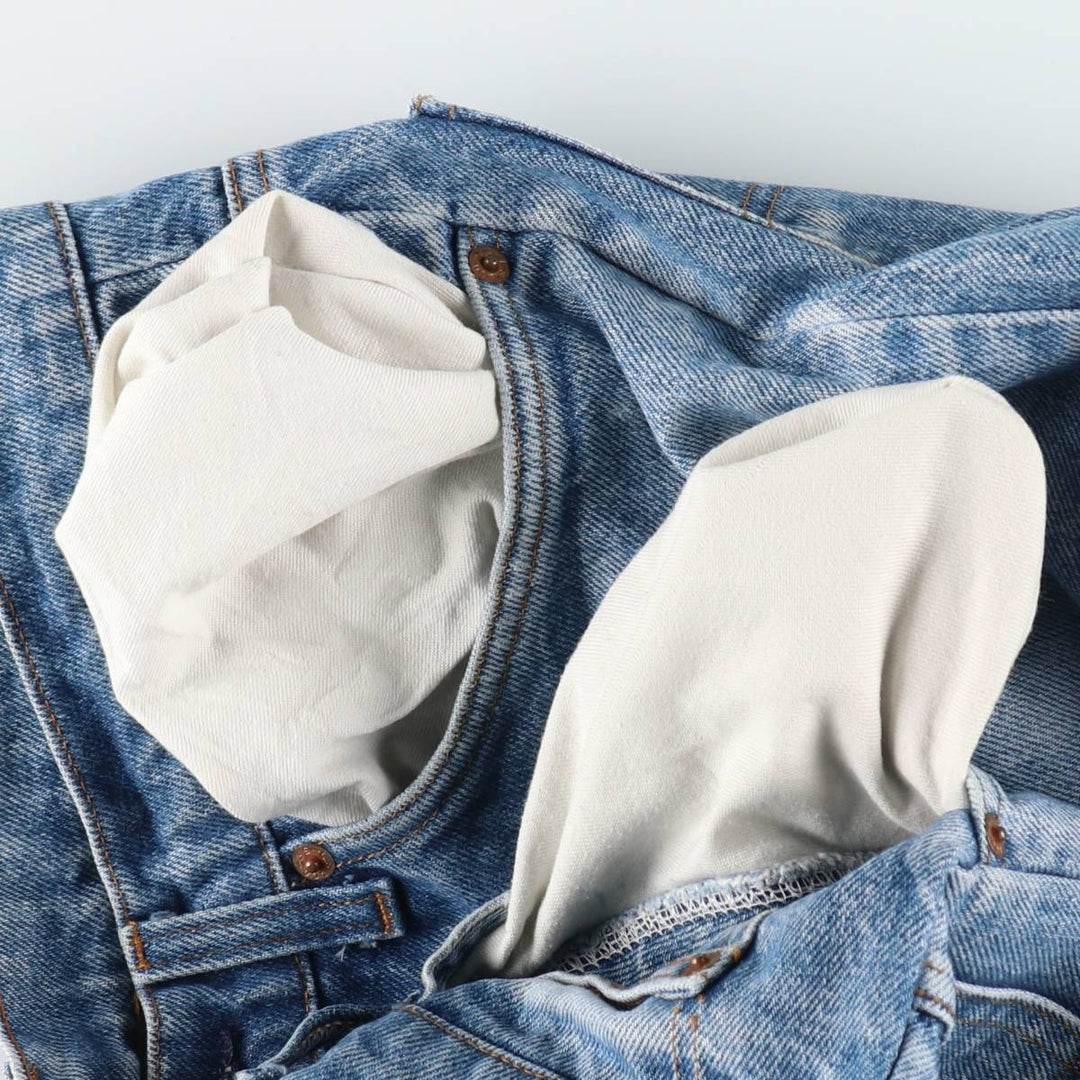 ~90'S Levi's Orange Tab Flare Cut Denim Pants, Men's W32 (approx.) unclear blue type Vintage Second Hand