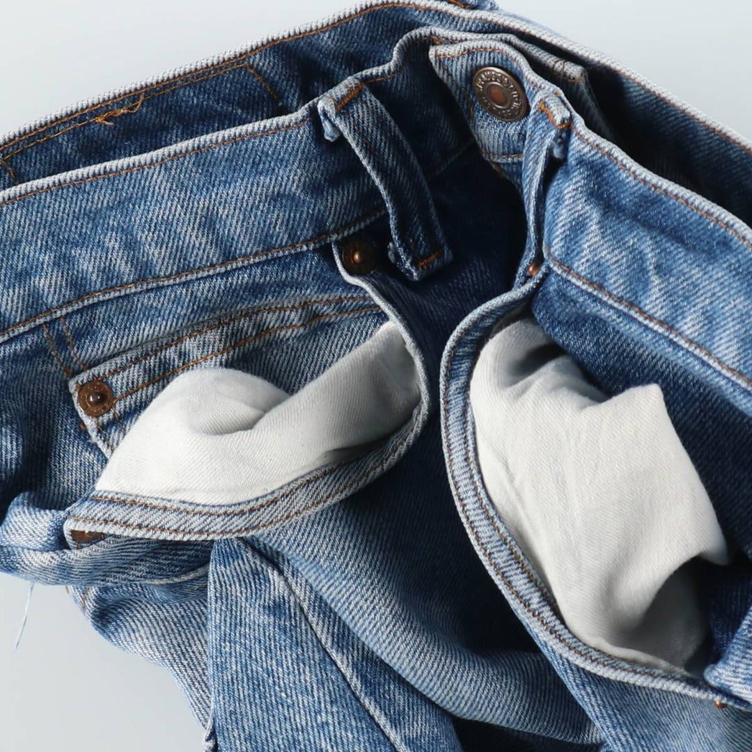 ~90'S Levi's Orange Tab Flare Cut Denim Pants, Men's W32 (approx.) unclear blue type Vintage Second Hand