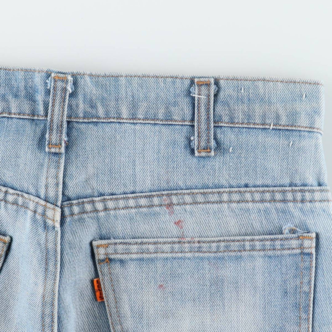 ~90'S Levi's 40646-0913 Orange Tab Bell-Bottom Denim Pants, Men's W32 (approx.), Vintage unclear blue type Vintage Second Hand