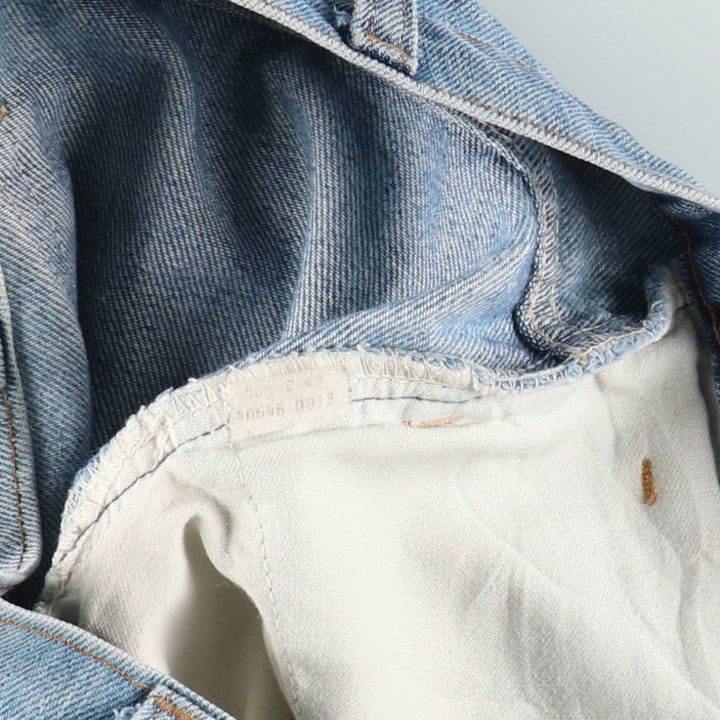 ~90'S Levi's 40646-0913 Orange Tab Bell-Bottom Denim Pants, Men's W32 (approx.), Vintage unclear blue type Vintage Second Hand