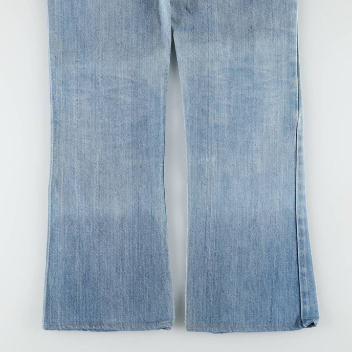 ~90'S Levi's 40646-0913 Orange Tab Bell-Bottom Denim Pants, Men's W32 (approx.), Vintage unclear blue type Vintage Second Hand