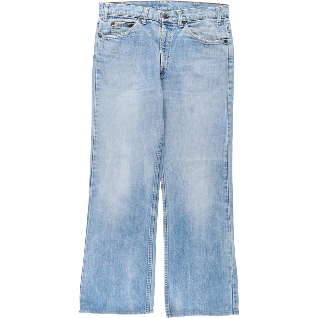 1990'S Levi's 20517-0217 Bootcut Denim Pants, Men's Size W34 (approx.), Vintage unclear blue type Vintage Second Hand
