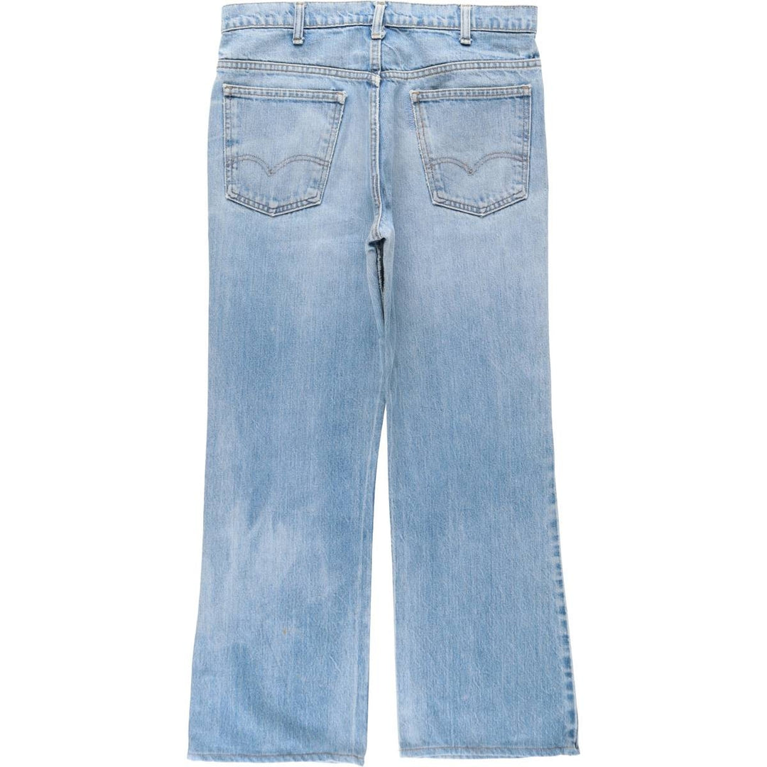 1990'S Levi's 20517-0217 Bootcut Denim Pants, Men's Size W34 (approx.), Vintage unclear blue type Vintage Second Hand