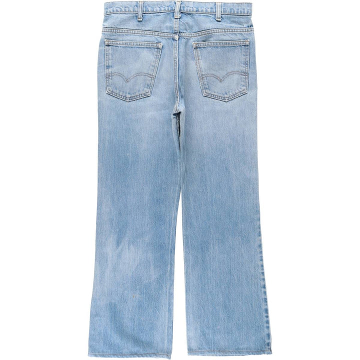 1990'S Levi's 20517-0217 Bootcut Denim Pants, Men's Size W34 (approx.), Vintage unclear blue type Vintage Second Hand