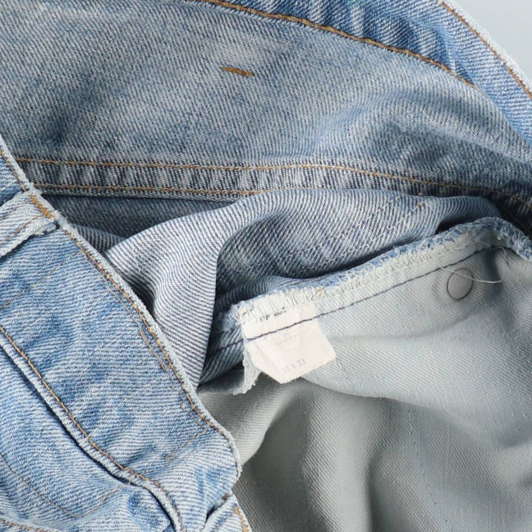 1990'S Levi's 20517-0217 Bootcut Denim Pants, Men's Size W34 (approx.), Vintage unclear blue type Vintage Second Hand