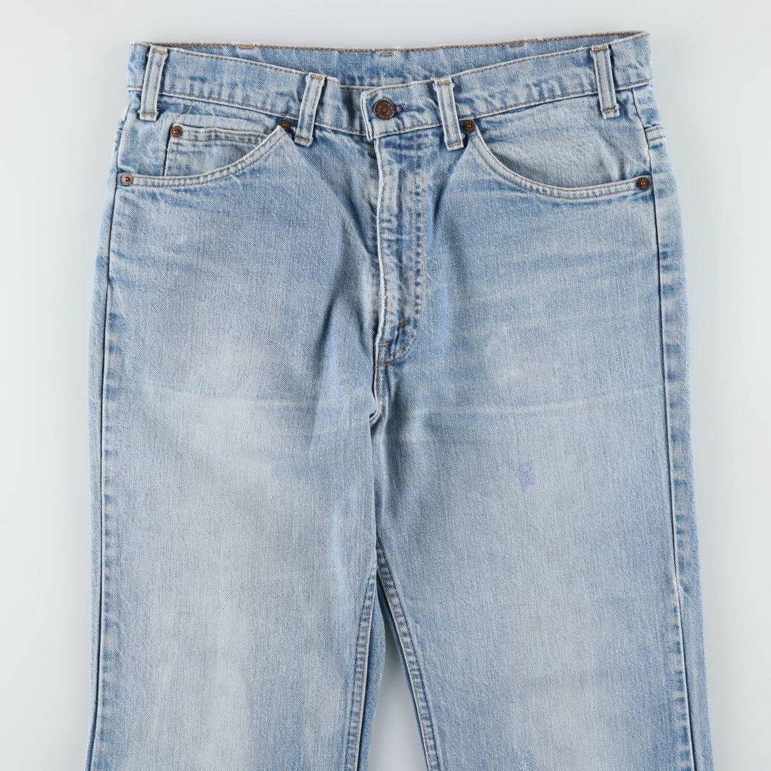 1990'S Levi's 20517-0217 Bootcut Denim Pants, Men's Size W34 (approx.), Vintage unclear blue type Vintage Second Hand
