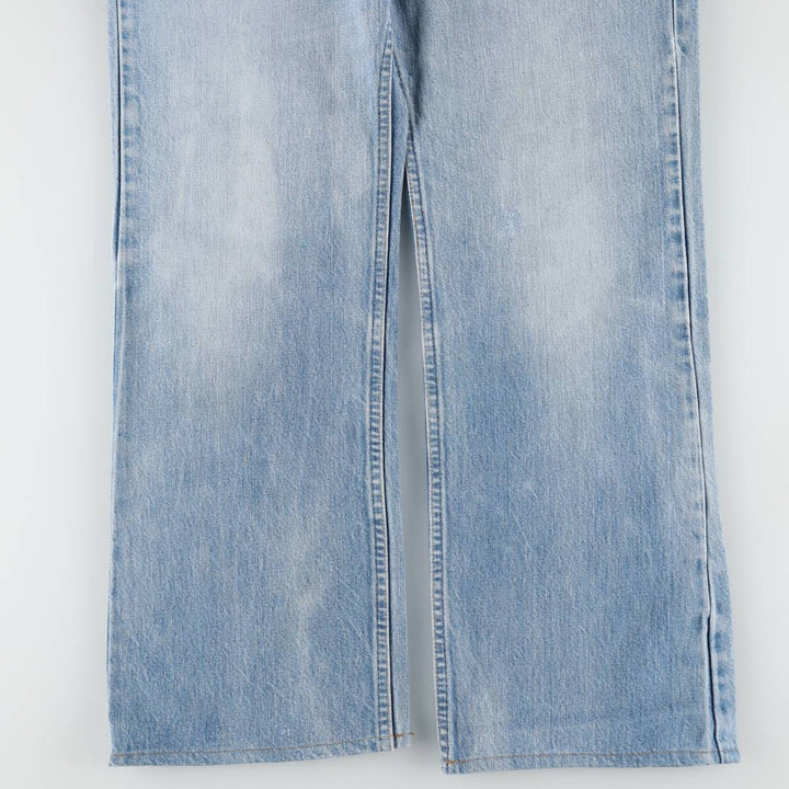 1990'S Levi's 20517-0217 Bootcut Denim Pants, Men's Size W34 (approx.), Vintage unclear blue type Vintage Second Hand