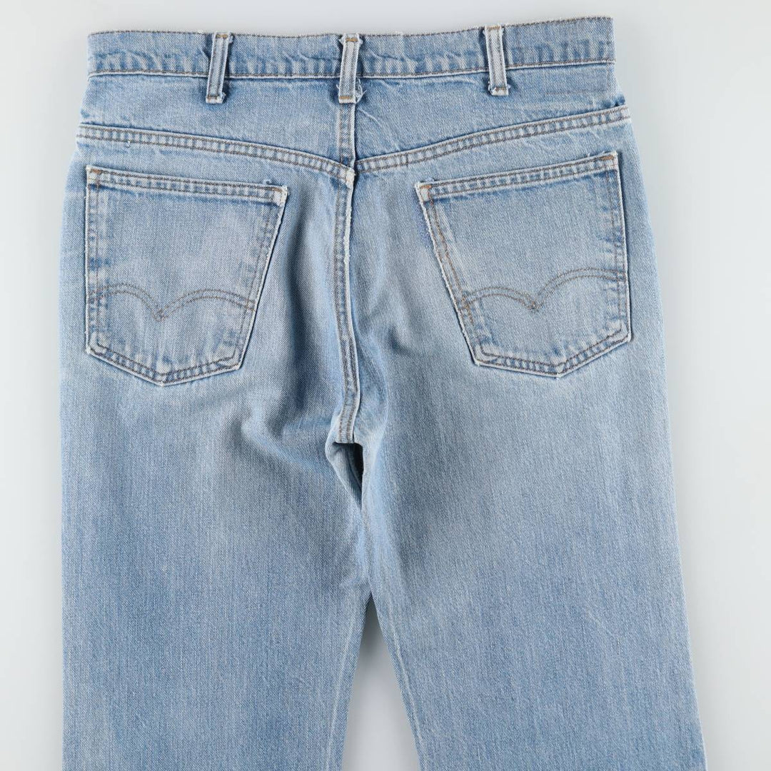 1990'S Levi's 20517-0217 Bootcut Denim Pants, Men's Size W34 (approx.), Vintage unclear blue type Vintage Second Hand