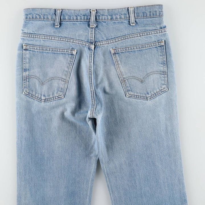 1990'S Levi's 20517-0217 Bootcut Denim Pants, Men's Size W34 (approx.), Vintage unclear blue type Vintage Second Hand