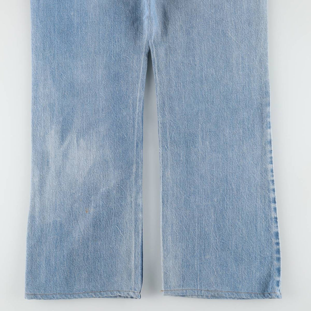 1990'S Levi's 20517-0217 Bootcut Denim Pants, Men's Size W34 (approx.), Vintage unclear blue type Vintage Second Hand
