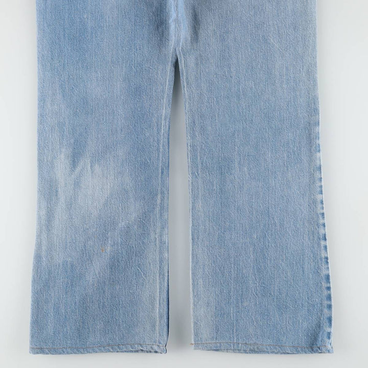 1990'S Levi's 20517-0217 Bootcut Denim Pants, Men's Size W34 (approx.), Vintage unclear blue type Vintage Second Hand