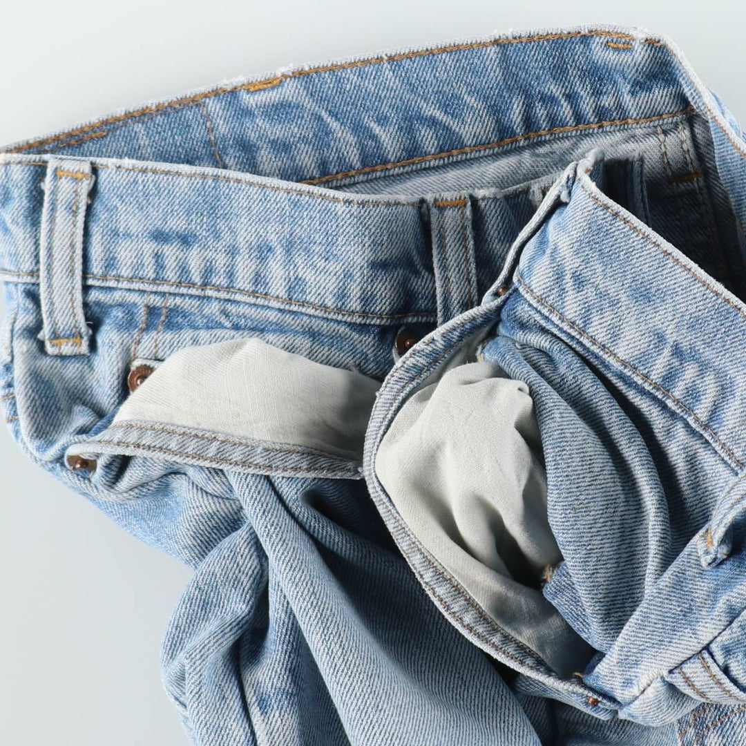 1990'S Levi's 20517-0217 Bootcut Denim Pants, Men's Size W34 (approx.), Vintage unclear blue type Vintage Second Hand