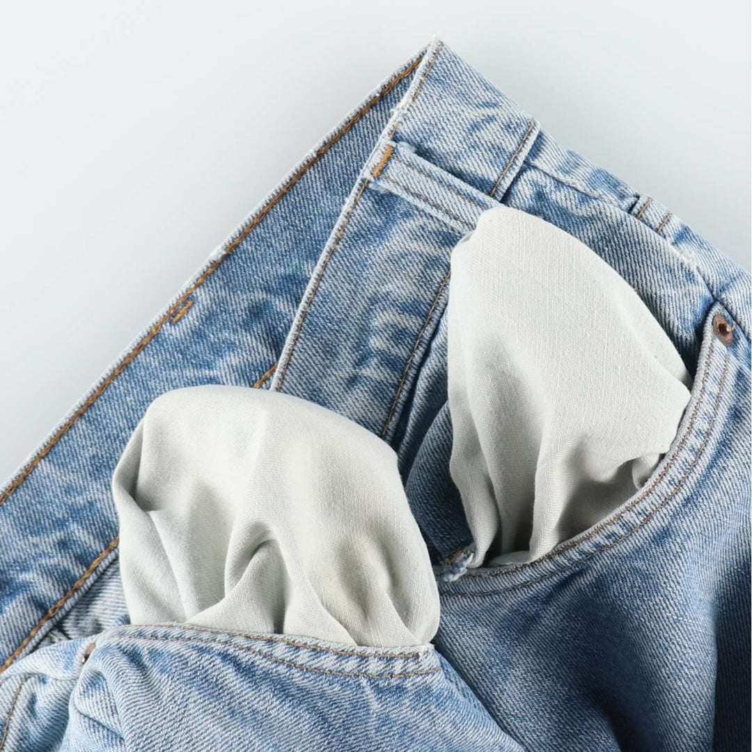 1990'S Levi's 20517-0217 Bootcut Denim Pants, Men's Size W34 (approx.), Vintage unclear blue type Vintage Second Hand