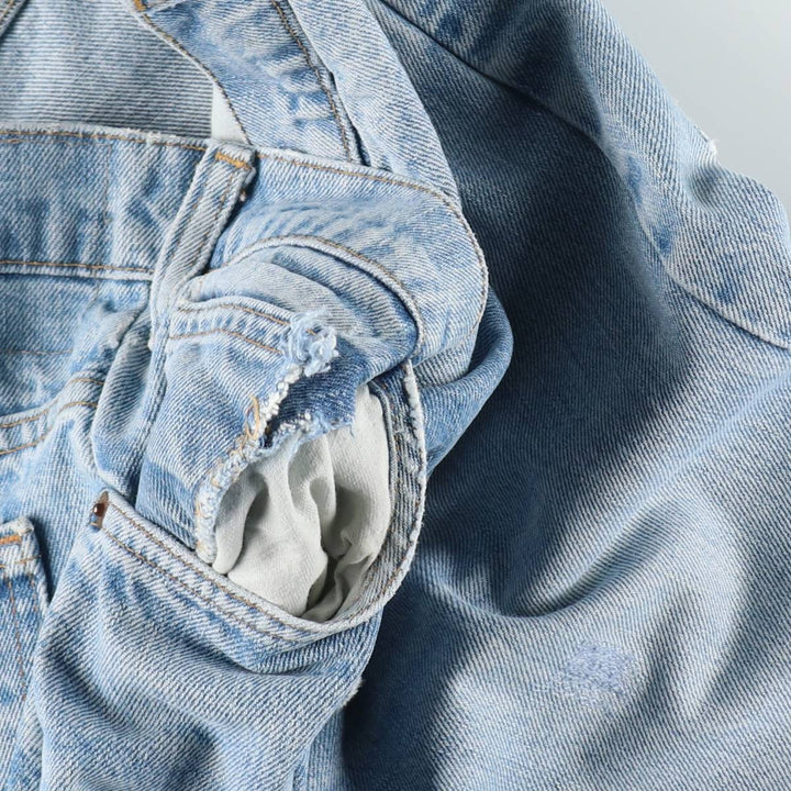 1990'S Levi's 20517-0217 Bootcut Denim Pants, Men's Size W34 (approx.), Vintage unclear blue type Vintage Second Hand